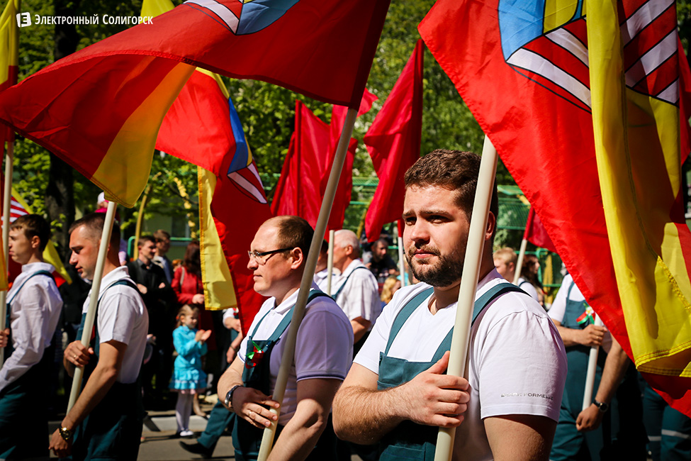 Парад Победы в Солигорске