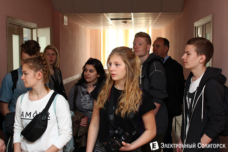 школьники из Дании в Солигорске