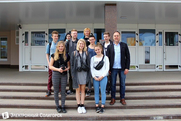 школьники из Дании в Солигорске