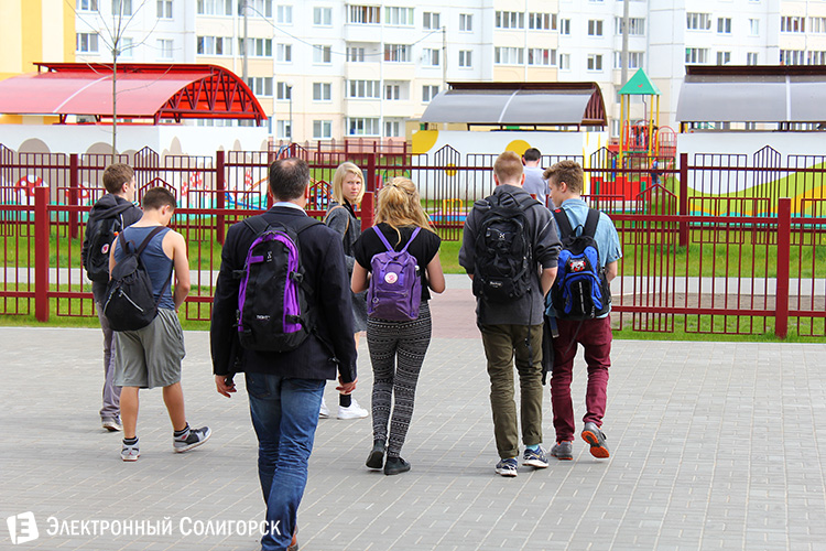 школьники из Дании в Солигорске