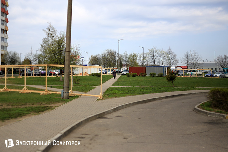 стройка в Солигорске