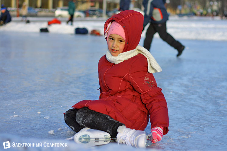на катке в Солигорске на катке в Солигорске