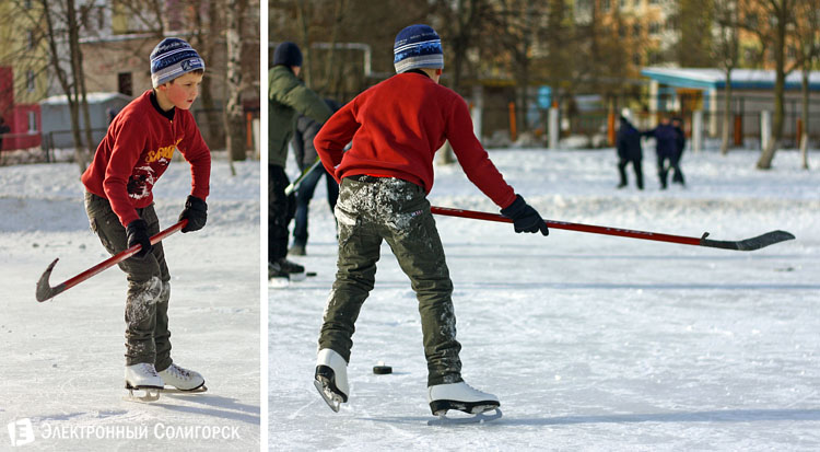 на катке в Солигорске на катке в Солигорске