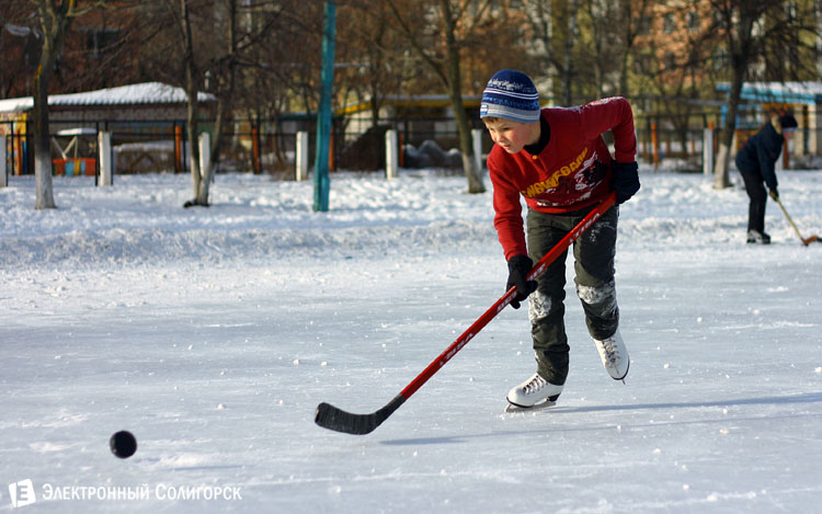 на катке в Солигорске на катке в Солигорске