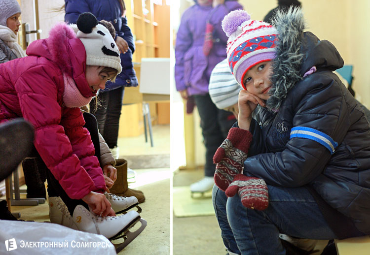 на катке в Солигорске на катке в Солигорске