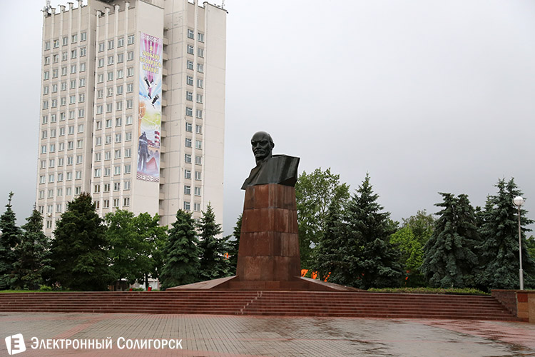 сильный дождь в Солигорске