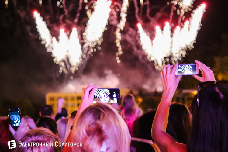 Салют в Солигорске