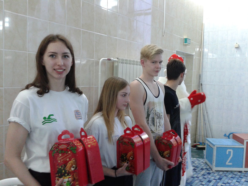 открытое Новогоднее первенство Солигорского района по плаванию