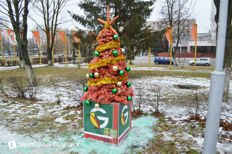 Елка из картошки Солигорск