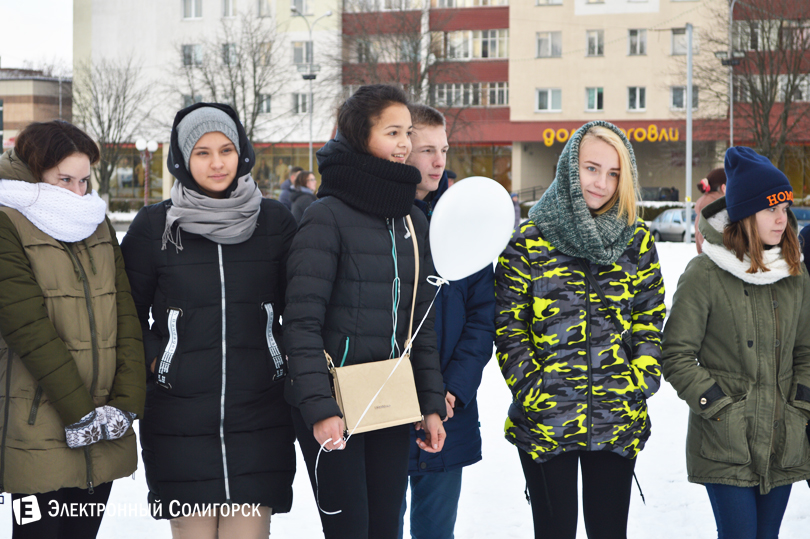 акция достучаться до небес в Солигорске