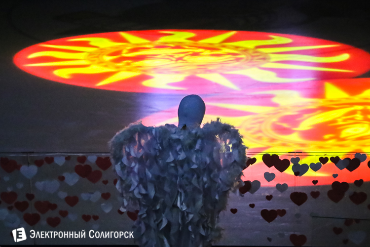 Ледовая дискотека в Солигорске