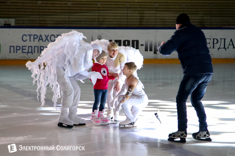 Ледовая дискотека в Солигорске