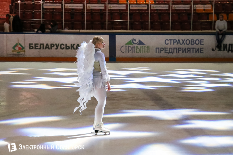 Ледовая дискотека в Солигорске