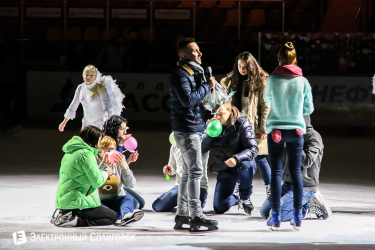 Ледовая дискотека в Солигорске