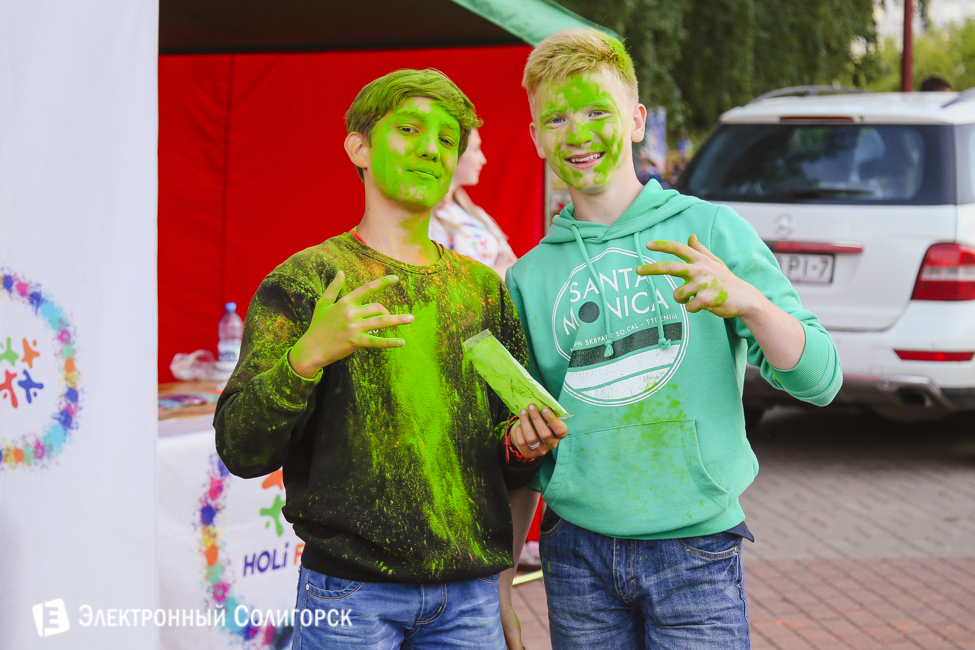 фестиваль красок Солигорск