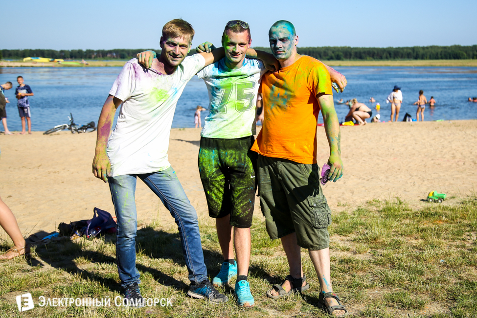 фестиваль красок Holidance Солигорск