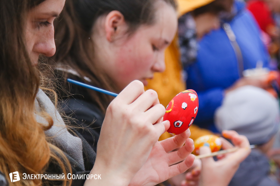 Празднование Пасхи в Солигорске