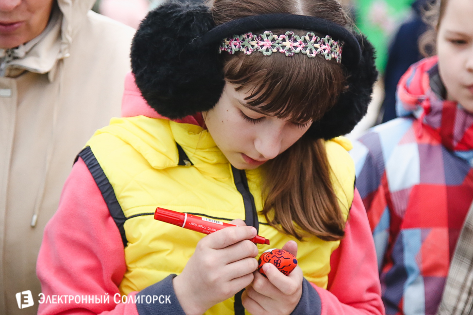 Празднование Пасхи в Солигорске