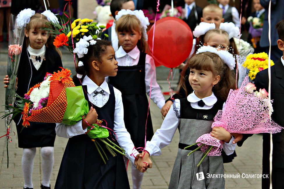 Школьная линейка-2016 в СШ2 г.Солигорска линейка, 2 школа, солигорск