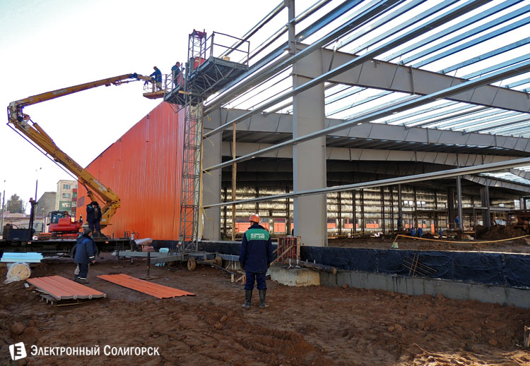 строительство гипермаркета Солигорск