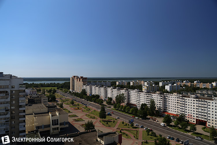 вид на Солигорск с крыш
