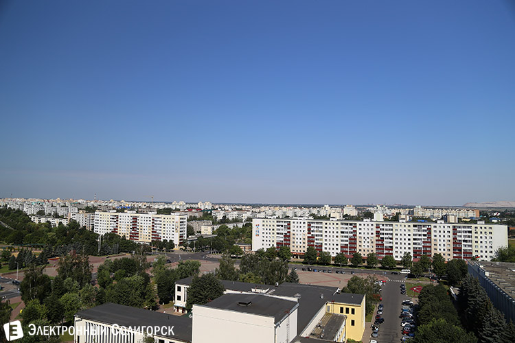 вид на Солигорск с крыш