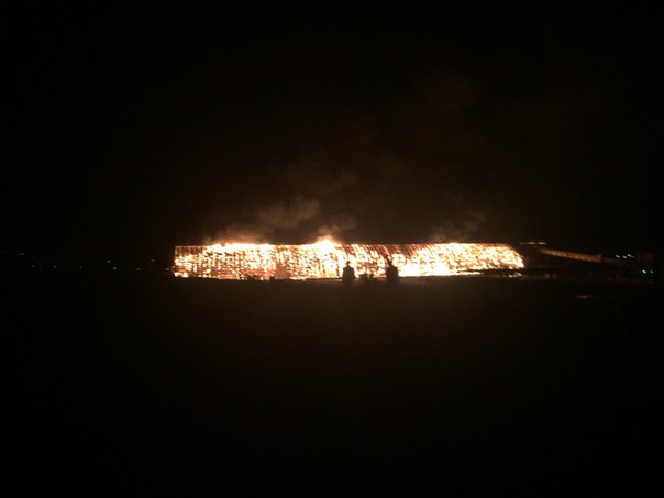 пожар в Солигорске