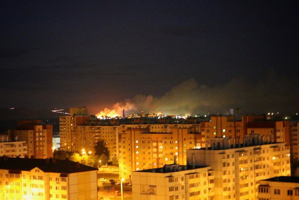 пожар в Солигорске