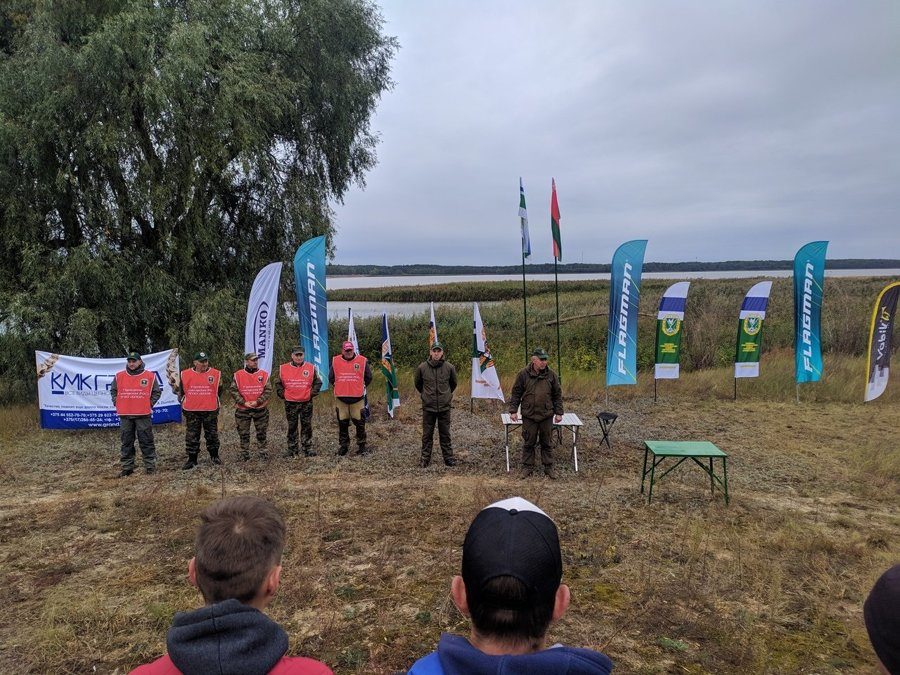 Соревнование по рыбной ловле на Солигорском водохранилище