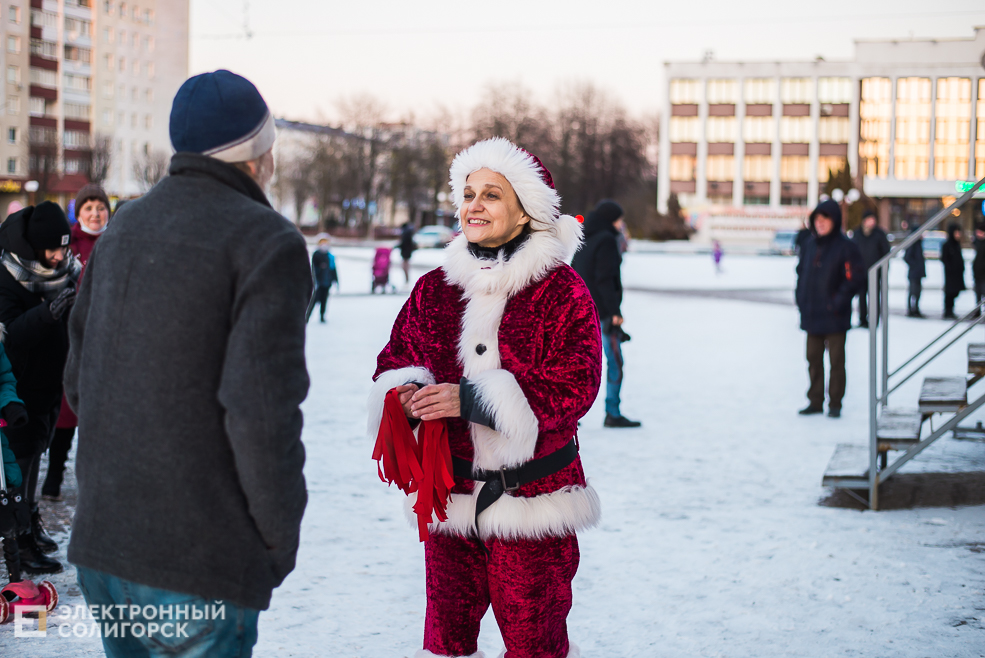 рождественский концерт на площади