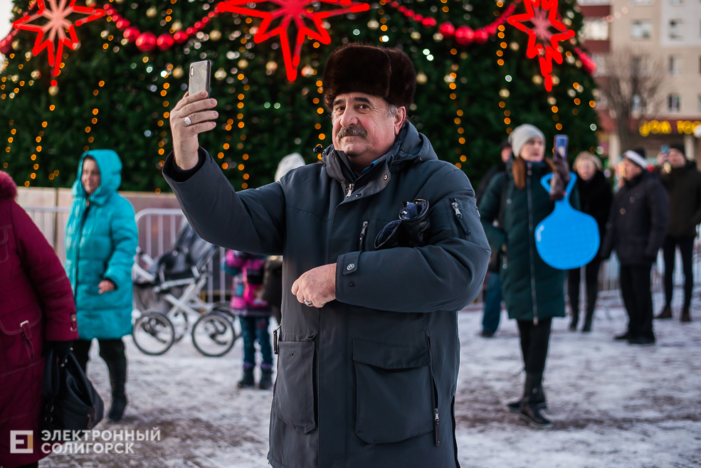 рождественский концерт на площади