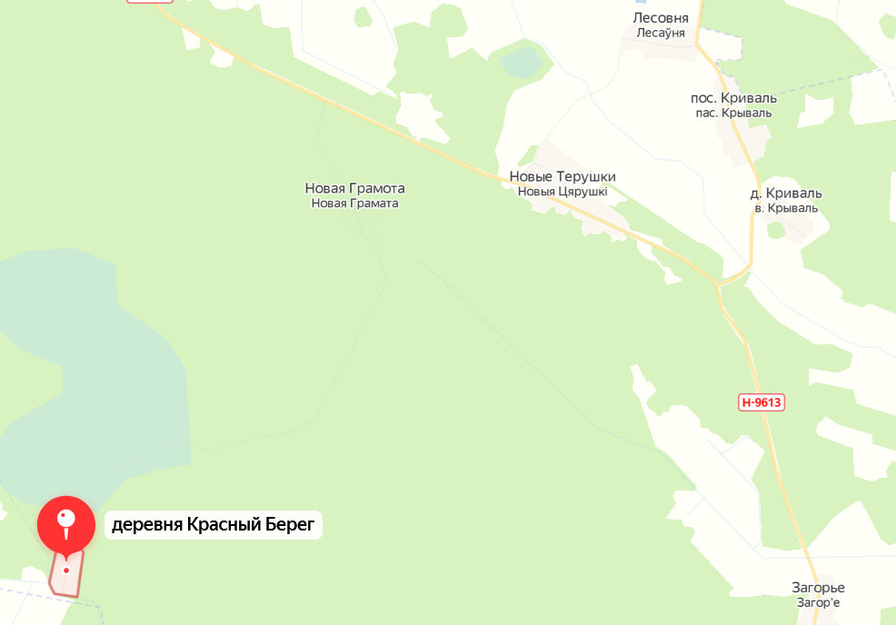 Krasnyj bereg map