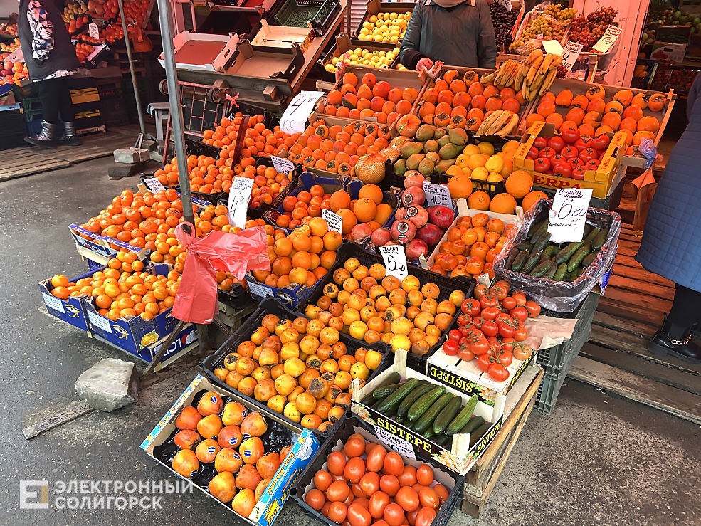 продукты на рынке