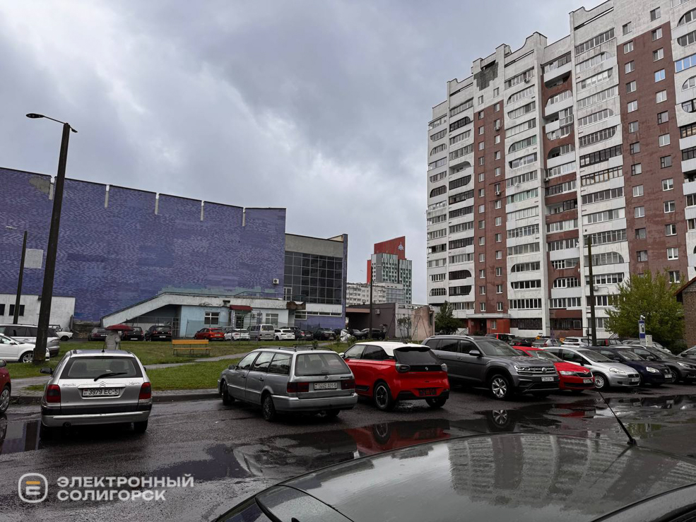 Дождливый день в Солигорске